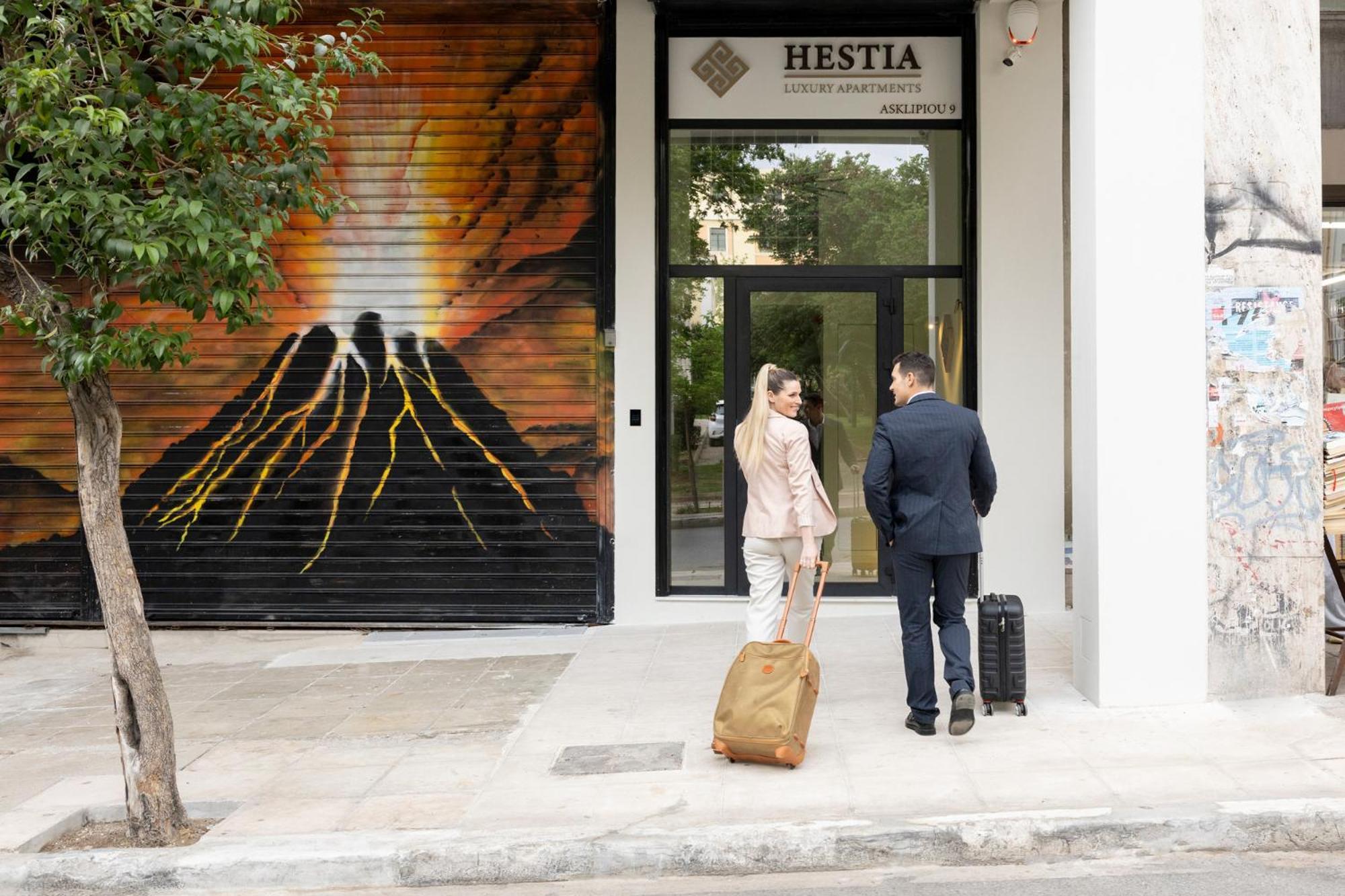 الشقق الفندقية أثينافي  Hestia - Asklipiou 9 المظهر الخارجي الصورة